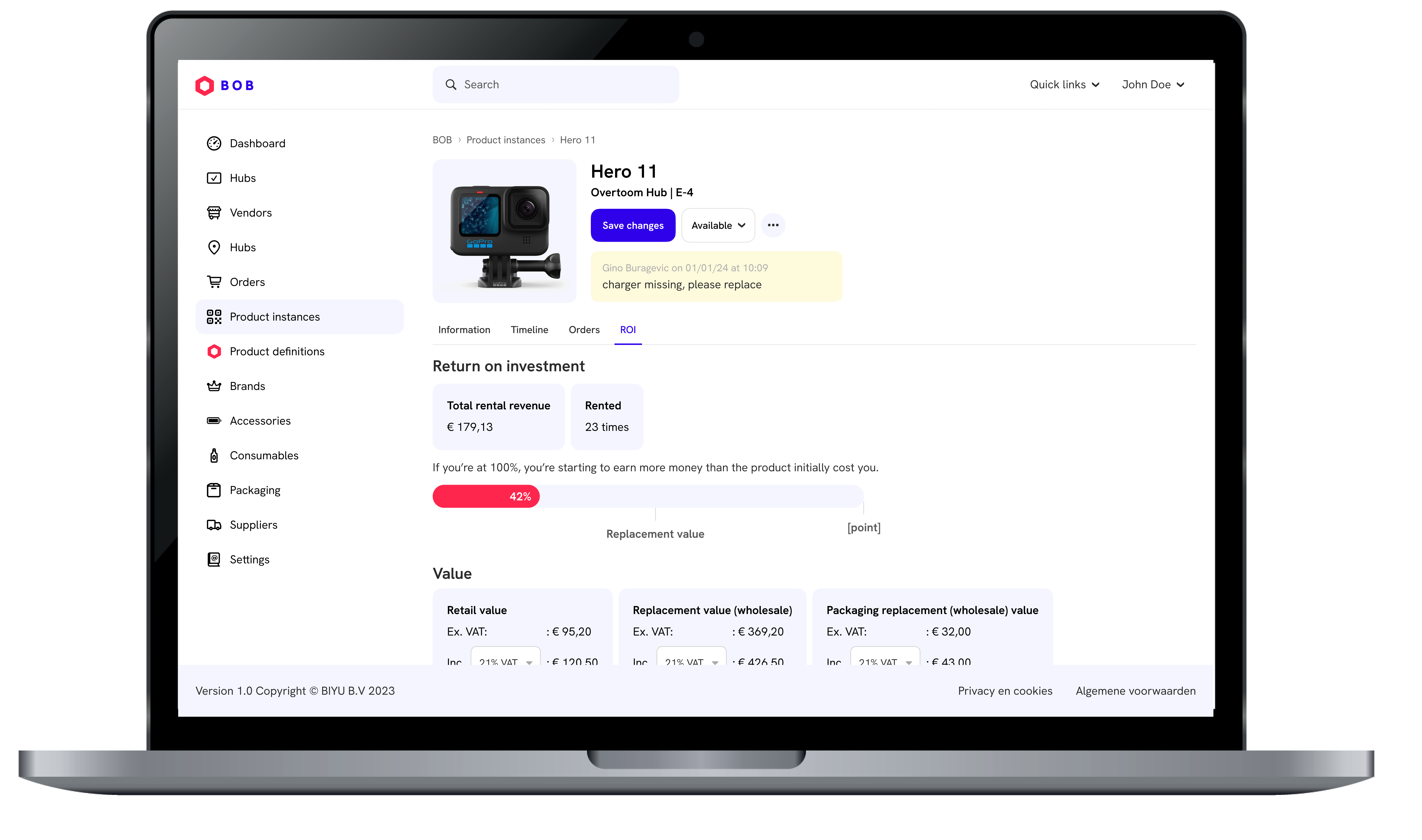 Circular Advantage Dashboard